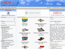 Tablet Screenshot of dachcom.pl